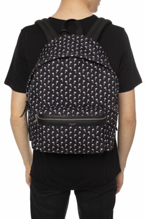 ‘city’ backpack with logo, zdjęcie 2 ‘city’ backpack with logo od Saint Laurent